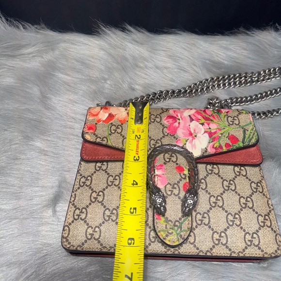 Gucci Supreme Red Bloom Dionysus Shoulder/Crossbody - Picture 13 of 14